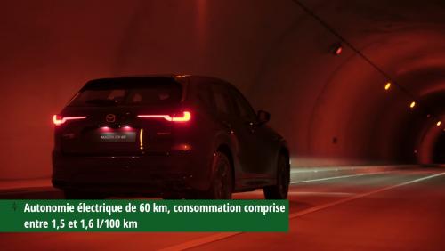 Mazda CX-60 (2022) : le premier SUV hybride rechargeable du constructeur en vidéo