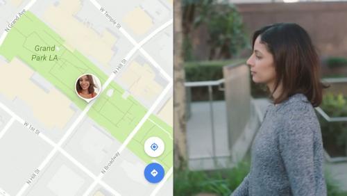 Google Maps : présentation du mode de partage de position en temps réel (VO)