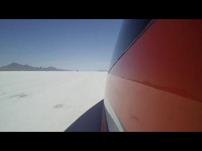 Un record du monde de vitesse en caméra embarquée