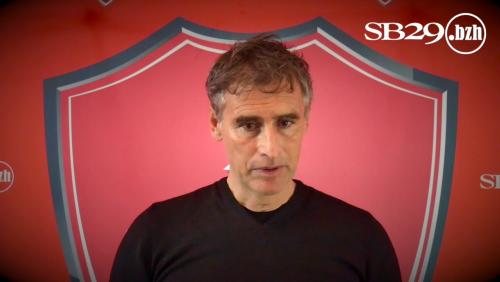 La première interview d'Olivier Dall'Oglio en tant qu'entraîneur du Stade Brestois