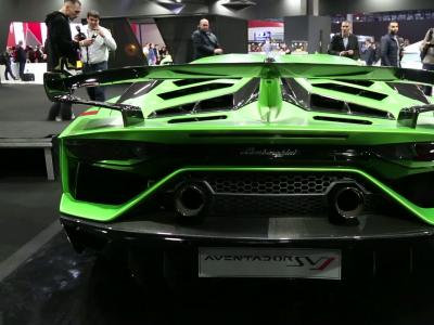 Mondial de l'Auto 2018 : la Lamborghini Aventador SVJ en vidéo