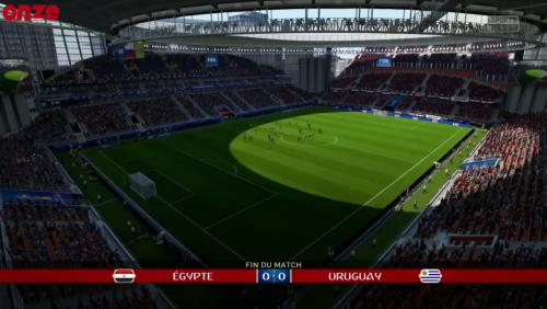 Coupe du Monde FIFA Russie 2018 - On a simulé Égypte - Uruguay sur FIFA 18