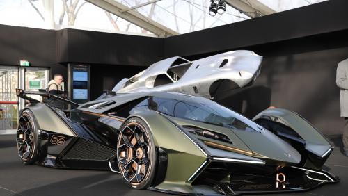 Lamborghini Lambo V12 Vision Gran Turismo : le concept du jeu PS4 en vidéo