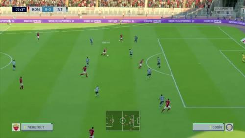 AS Roma - Inter Milan sur FIFA 20 : résumé et buts (Serie A - 34e journée)