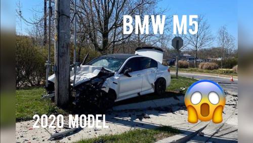 Vidéo : il crashe sa nouvelle BMW M5 flambant neuve après 11 km