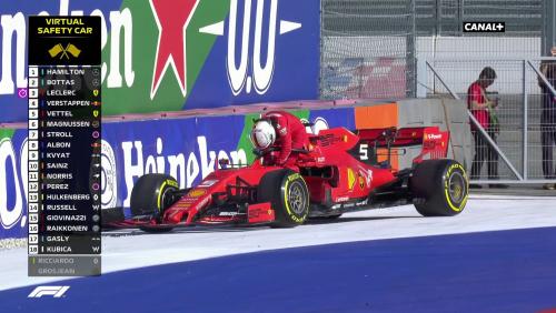 Grand Prix de Russie de F1 : l'abandon de Sebastian Vettel en vidéo !