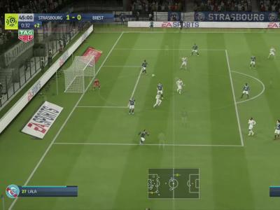 RC Strasbourg - Stade Brestois sur FIFA 20 : résumé et buts (L1 - 33e journée)