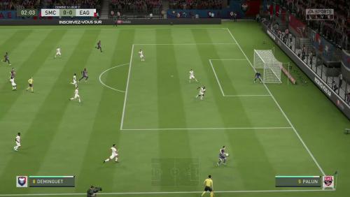 Stade Malherbe de Caen - En Avant Guingamp sur FIFA 20 : résumé et buts (L2 - 34e journée)