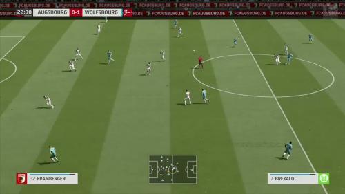 Augsbourg - Wolfsburg sur FIFA 20 : résumé et buts (Bundesliga - 26e journée)