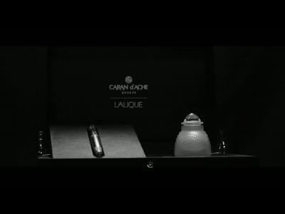 Lalique x Caran d’Ache : mots de cristal