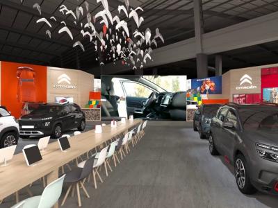 Citroën : visite virtuelle du stand de la marque française au Mondial de l'Auto 2018
