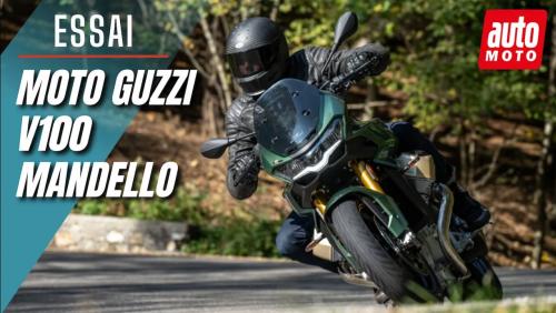 Essai Moto Guzzi V100 Mandello S : joyeux anniversaire !