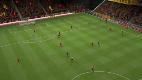 RC Lens - AS Nancy-Lorraine sur FIFA 20 : résumé et buts (L2 - 30e journée)