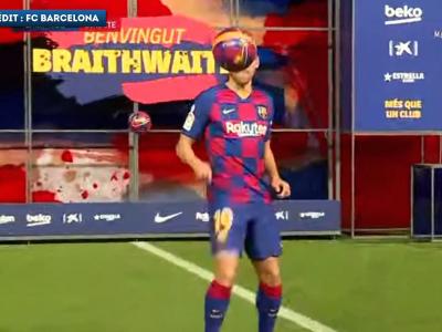 Barça : les jongles fantasques de Martin Braithwaite