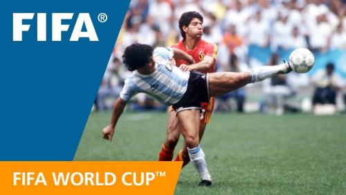 Le show Maradona face à la Belgique 