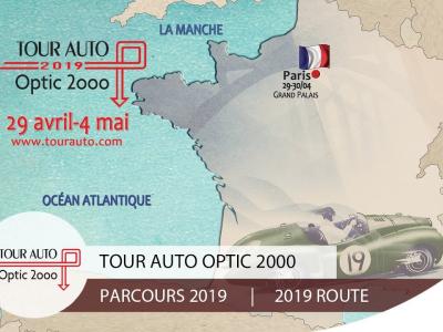 Tour Auto 2019 : le parcours
