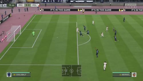 Paris FC - FC Lorient sur FIFA 20 : résumé et buts (L2 - 38e journée)