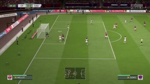 Clermont Foot 63 - En Avant Guingamp sur FIFA 20 : résumé et buts (L2 - 30e journée)