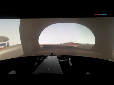 Le simulateur 3D de Toyota Motorsport