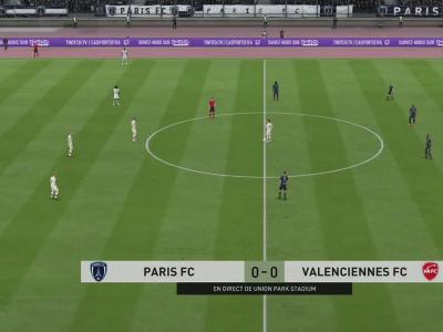 FIFA 20 : notre simulation de Paris FC - Valenciennes FC (L2 - 36e journée) 