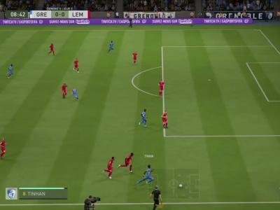 Grenoble Foot 38 - Le Mans FC sur FIFA 20 : résumé et buts (L2 - 32e journée)