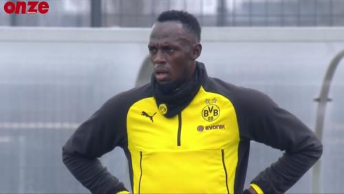 Quand Usain Bolt met un petit pont à l'entraînement avec Dortmund 