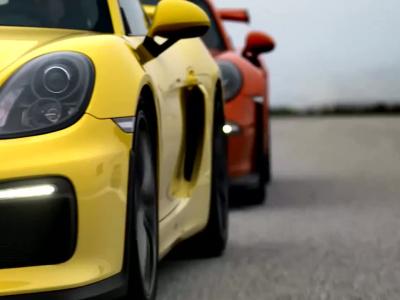 Les Porsche 911 GT3 RS et Cayman GT4 réunies le temps d'une sortie circuit