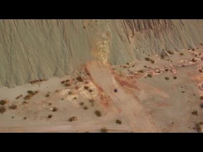 Des images d'un buggy Polaris réalisées par l'équipe vidéo de Ken Block
