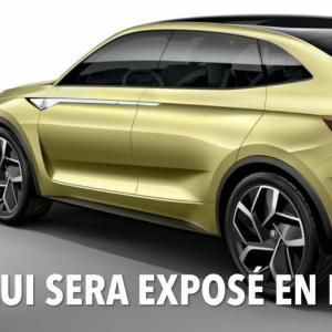 Salon de Genève 2018 - Skoda Vision X : les croquis du SUV entrée de gamme