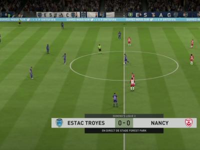 ESTAC Troyes - AS Nancy-Lorraine sur FIFA 20 : résumé et buts (L2 - 32e journée)
