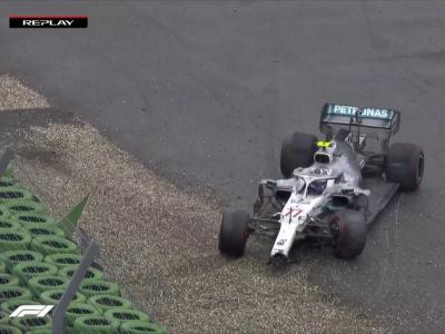 GP d'Allemagne de F1 : Bottas termine dans le mur