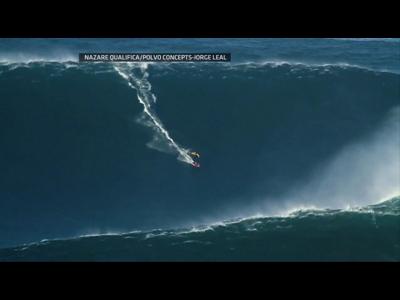La plus grosse vague au monde