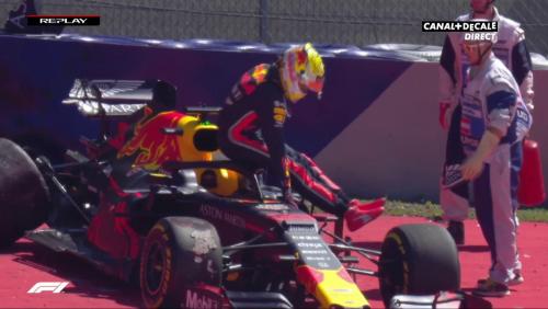 Grand Prix d'Autriche de F1 : le crash de Max Verstappen