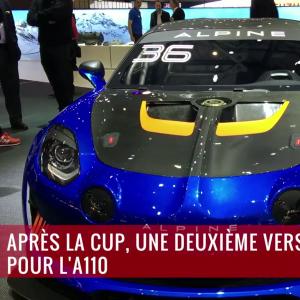 Salon de Genève 2018 - L'Alpine A110 GT4 en vidéo depuis le salon de Genève 2018