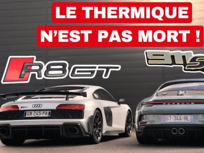 Audi R8 GT RWD x Porsche 911 S/T : le thermique est mort, vive le thermique !