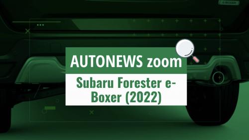 Subaru Forester e-Boxer (2022) : le restylage du SUV en vidéo