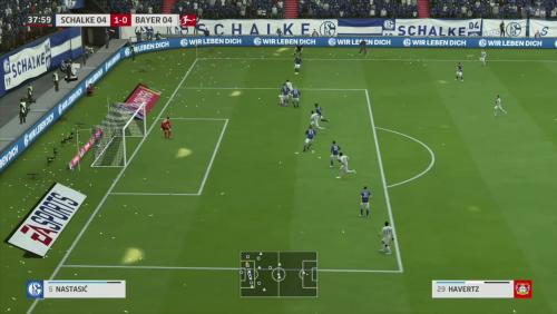 Schalke 04 - Bayer Leverkusen sur FIFA 20 : résumé et buts (Bundesliga - 31e journée)